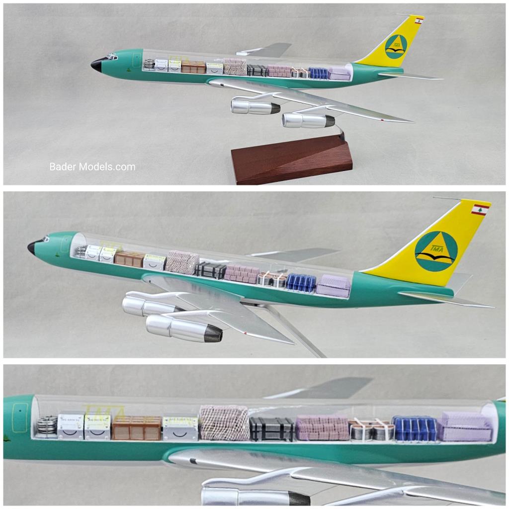 TMA Cargo - B707-300C - (1:72) - 180° Clear Top